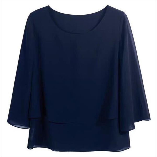 spring three quarter sleeve office women shirts summer plus size 6xl 8xl chiffon shirt big, White
spring three quarter sleeve office women shirts summer plus size 6xl 8xl chiffon shirt big, White