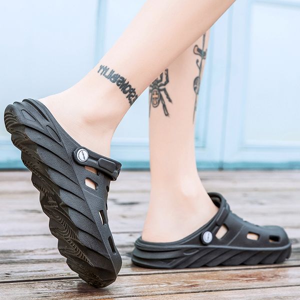 2021 mens women sports trainer summer cross-border sandals slippers casual trend beach hole shoes breathable hollow soft bottom slipper code, Black
2021 mens women sports trainer summer cross-border sandals slippers casual trend beach hole shoes breathable hollow soft bottom slipper code, Black