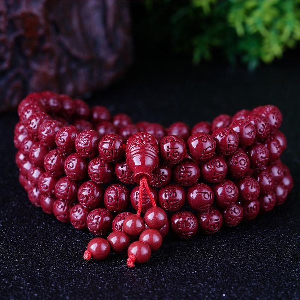 beaded, strands emperor zijinsha male cinnabar bracelet female good luck multi-circle 108 beads jewelry gift necklace., Black
beaded, strands emperor zijinsha male cinnabar bracelet female good luck multi-circle 108 beads jewelry gift necklace., Black