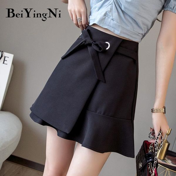skirts beiyingni 2021 summer women irregular all-match lining bow tie ruffles korean saias solid office ladies skirt slim faldas, Black
skirts beiyingni 2021 summer women irregular all-match lining bow tie ruffles korean saias solid office ladies skirt slim faldas, Black