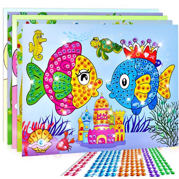 7pcs/lot DIY Diamond Stickers & 3D EVA Foam Sticker Handmade Crystal Paste Painting Puzzle Toys Kids Child Stickers Toy Gift YJN
7pcs/lot DIY Diamond Stickers & 3D EVA Foam Sticker Handmade Crystal Paste Painting Puzzle Toys Kids Child Stickers Toy Gift YJN