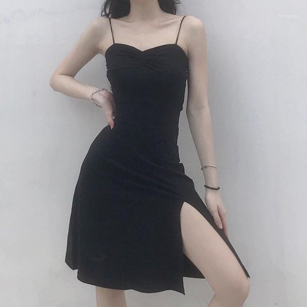 casual dresses spring black split suspender women dress clothing slim woman summer 2021 clothes party robe a250, Black;gray
casual dresses spring black split suspender women dress clothing slim woman summer 2021 clothes party robe a250, Black;gray
