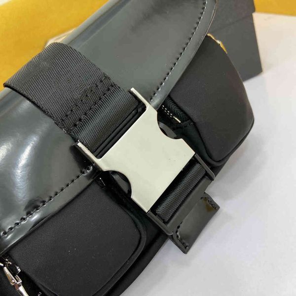 design handbag men's black nylon and patent leather large buckle crossbody shoulder bag
design handbag men's black nylon and patent leather large buckle crossbody shoulder bag