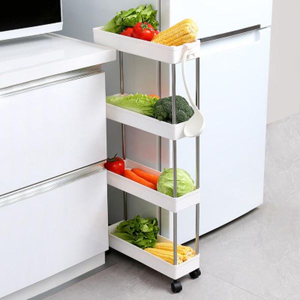kitchen gap storage rack fridge side shelf 2/3/4 layer removable with wheels cabinet space saving bathroom organizer hooks & rails
kitchen gap storage rack fridge side shelf 2/3/4 layer removable with wheels cabinet space saving bathroom organizer hooks & rails