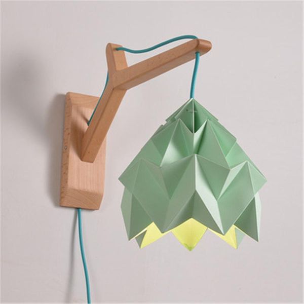 wall lamp nordic modern macaron living room corridor decoration folding paper study bedroom
wall lamp nordic modern macaron living room corridor decoration folding paper study bedroom