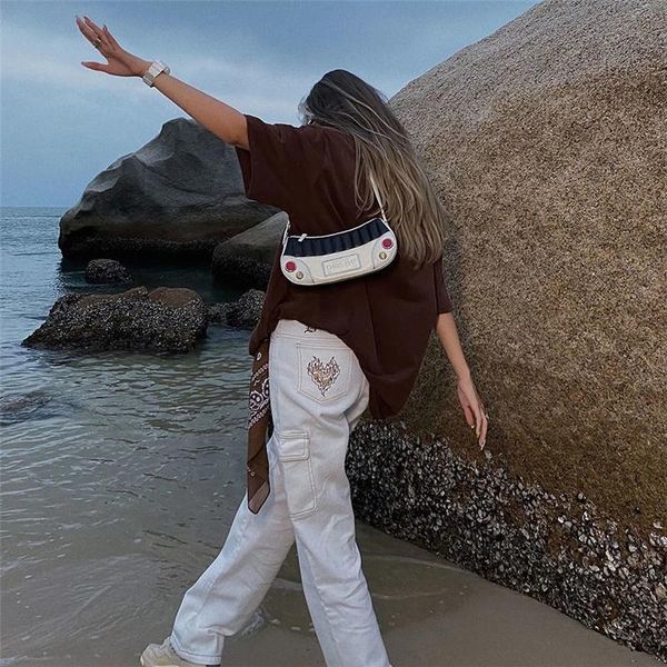 women's pants & capris summer women street wide leg trendy womens korean style high waist 2021 y2k gothic jeans embroidery, Black;white
women's pants & capris summer women street wide leg trendy womens korean style high waist 2021 y2k gothic jeans embroidery, Black;white