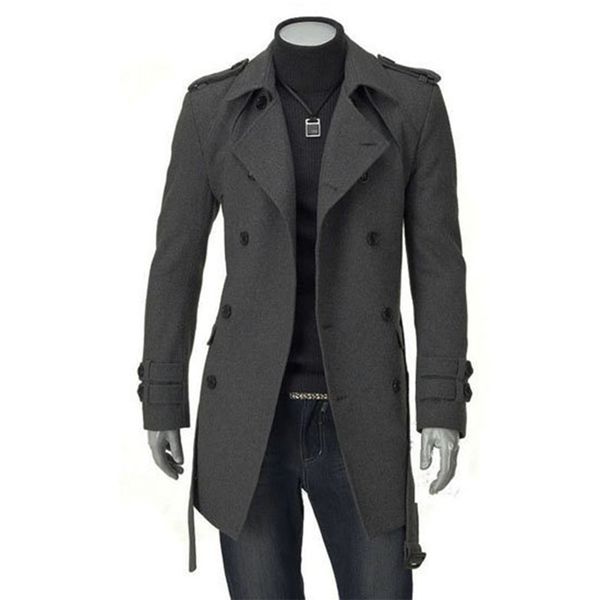 men's wool & blends custom made tailored mens trench coat,2014 fashion slim fit long coat cashmere jacket, winter coats for men, Black
men's wool & blends custom made tailored mens trench coat,2014 fashion slim fit long coat cashmere jacket, winter coats for men, Black