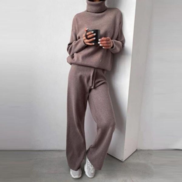 women's two piece pants solid set women turtleneck long sleeve pullover casual suit female autumn homewear outfits tracksuit, White
women's two piece pants solid set women turtleneck long sleeve pullover casual suit female autumn homewear outfits tracksuit, White