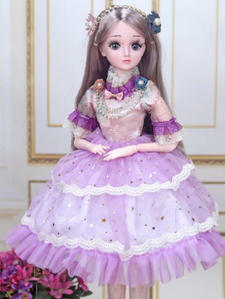 Girl Toys 60 cm beautiful princess doll with dress clothes 1/3 BJD doll 20 joint beautiful golden princess hair
Girl Toys 60 cm beautiful princess doll with dress clothes 1/3 BJD doll 20 joint beautiful golden princess hair