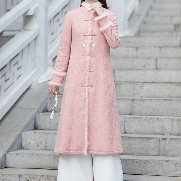 traditional chinese new year clothes for woman winter thick cheongsam dress cotton linen vintage wool female qipao coat 12038, Red
traditional chinese new year clothes for woman winter thick cheongsam dress cotton linen vintage wool female qipao coat 12038, Red