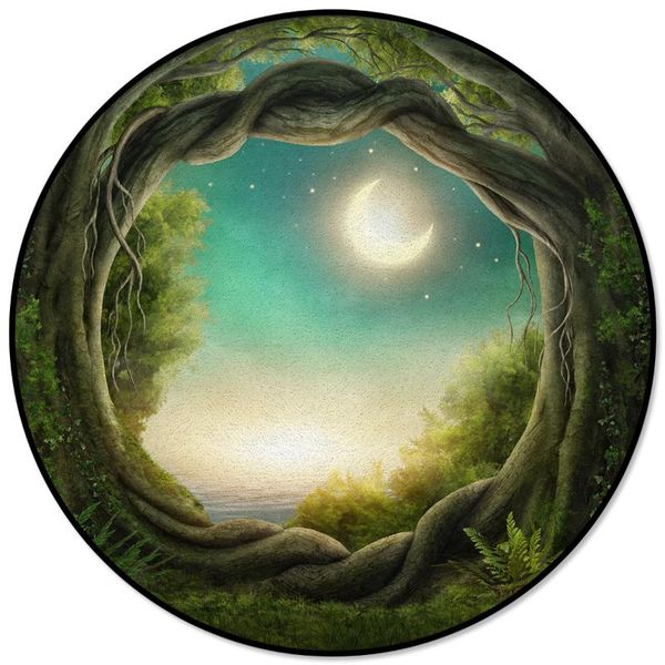 carpets jungle trees fantasy starry moon printed round for living room bedroom alfombra floor mats kids area rugs
carpets jungle trees fantasy starry moon printed round for living room bedroom alfombra floor mats kids area rugs