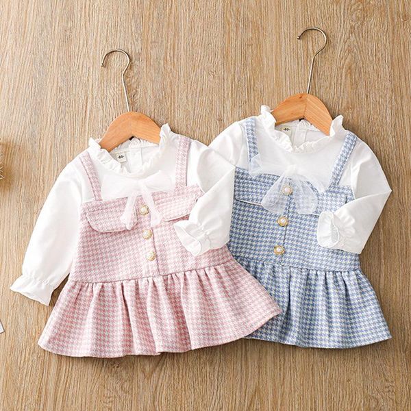 girl's dresses autumn baby girl casual fashion bow cute clothes fake two-piece sweet long sleeve princess costumes kids toddler suit, Red;yellow
girl's dresses autumn baby girl casual fashion bow cute clothes fake two-piece sweet long sleeve princess costumes kids toddler suit, Red;yellow