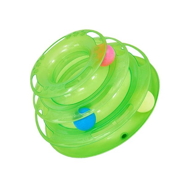 cat toys 1pc three level tracks funny round amusement plate pet interactive supplies (green)
cat toys 1pc three level tracks funny round amusement plate pet interactive supplies (green)