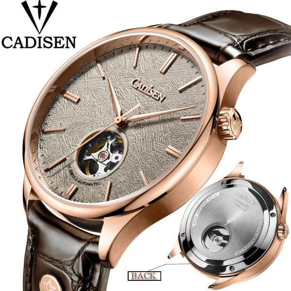 wristwatches cadisen tourbillon luxury men watch meteorite dial miyota 82s0 sapphire mechanical waterproof leather montre, Slivery;brown
wristwatches cadisen tourbillon luxury men watch meteorite dial miyota 82s0 sapphire mechanical waterproof leather montre, Slivery;brown