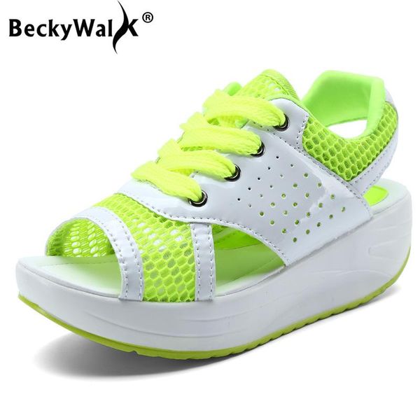 platform sandals women wedge shoes fashion breathable mesh peep toe ladies beach summer women's sandalias wsh3306, Black
platform sandals women wedge shoes fashion breathable mesh peep toe ladies beach summer women's sandalias wsh3306, Black