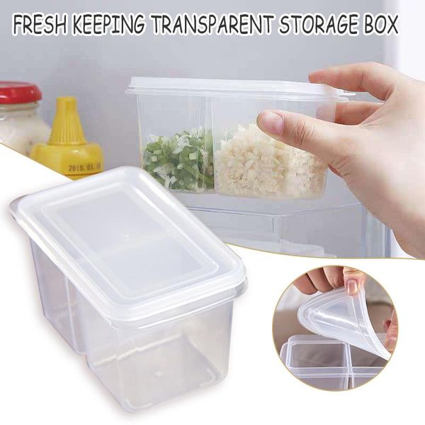 storage bottles & jars fresh-keeping box household refrigerator transparent chopped green onion and dust-proof partition cajas organizadoras
storage bottles & jars fresh-keeping box household refrigerator transparent chopped green onion and dust-proof partition cajas organizadoras