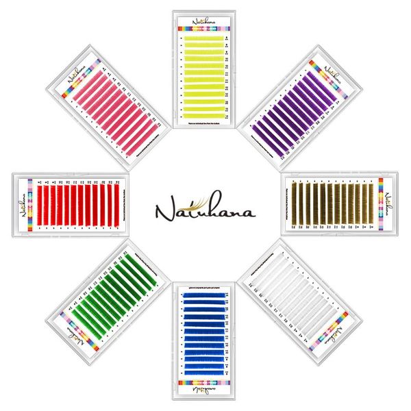 false eyelashes natuhana purple blue brown green red white pink yellow eyelash extension individual colored lashes mink
false eyelashes natuhana purple blue brown green red white pink yellow eyelash extension individual colored lashes mink