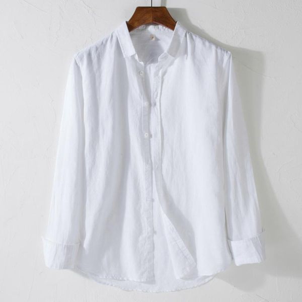 suehaiwe's brand long sleeve linen shirt men solid casual white mens fashion spring shirts designer chemise men's, White;black
suehaiwe's brand long sleeve linen shirt men solid casual white mens fashion spring shirts designer chemise men's, White;black