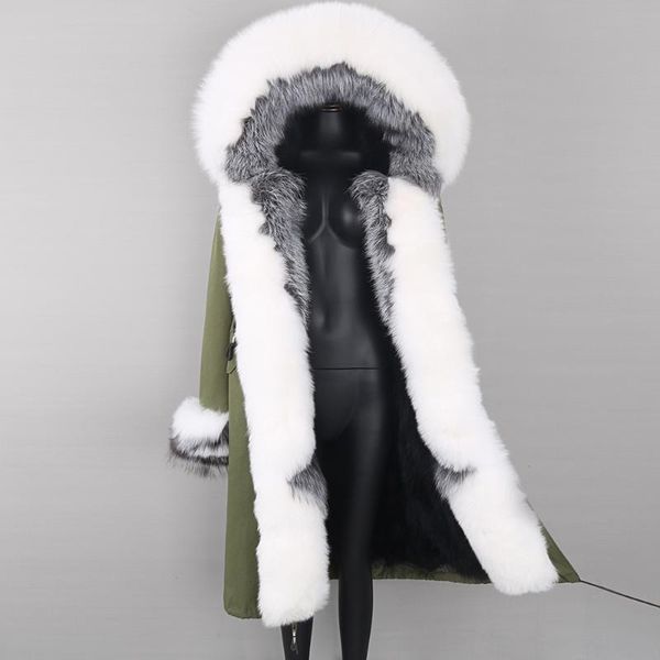 women's fur & faux lavelache 2021 women autumn winter plus size jacket coat x-long female parka brand clothing, Black
women's fur & faux lavelache 2021 women autumn winter plus size jacket coat x-long female parka brand clothing, Black