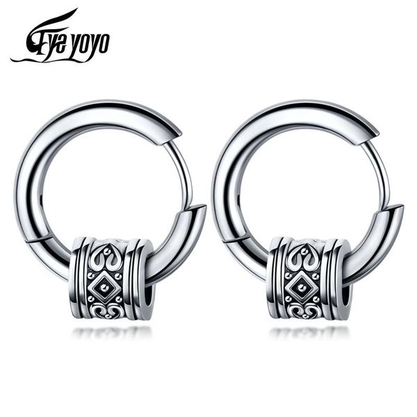 eyeyoyo korean men circle earrings personality retro fashion jewelry dangle & chandelier, Silver
eyeyoyo korean men circle earrings personality retro fashion jewelry dangle & chandelier, Silver