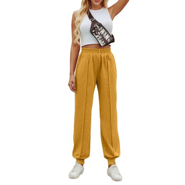 women's pants & capris women solid color trousers high waisted side pockets ankle banded casual style bottoms, Black;white
women's pants & capris women solid color trousers high waisted side pockets ankle banded casual style bottoms, Black;white