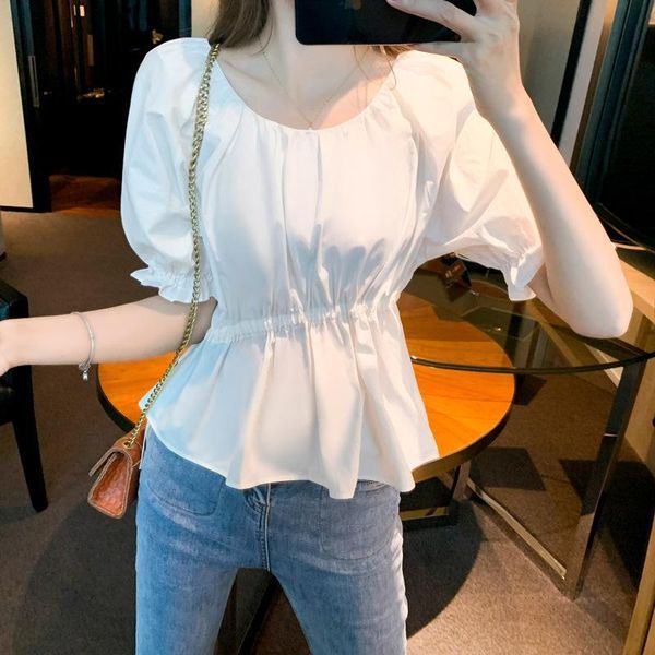 women's blouses & shirts waist down blouse irregular shirt female 2021 summer fashion korean design temperament chiffon, White
women's blouses & shirts waist down blouse irregular shirt female 2021 summer fashion korean design temperament chiffon, White