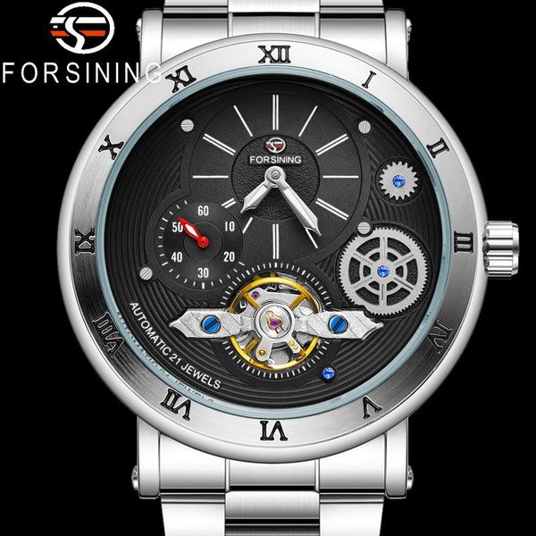wristwatches forsining tourbillon automatic mechanical men wristwatch military sport male clock silver steel man watch 8224, Slivery;brown
wristwatches forsining tourbillon automatic mechanical men wristwatch military sport male clock silver steel man watch 8224, Slivery;brown