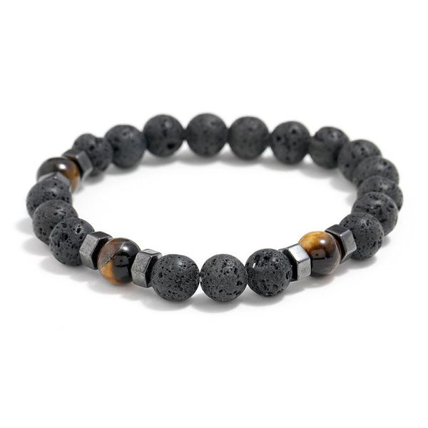 beaded, strands trendy jewelry simple volcanic stone beaded bracelet vintage male female bangles bracelets punk style accessories wristbands, Black
beaded, strands trendy jewelry simple volcanic stone beaded bracelet vintage male female bangles bracelets punk style accessories wristbands, Black