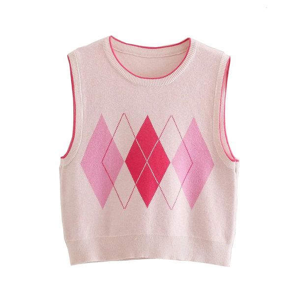 sweaters 2021 women knit sweater vest diamond pattern sleeveless casual fashion chic lady woman sweaters pullovers, White;black
sweaters 2021 women knit sweater vest diamond pattern sleeveless casual fashion chic lady woman sweaters pullovers, White;black