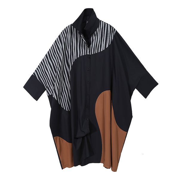 female plus size casual loose slices fit shirt european vintage ladies comfortable dress d756, Black;gray
female plus size casual loose slices fit shirt european vintage ladies comfortable dress d756, Black;gray