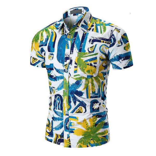 men's casual shirts summer wear characteristics coconut trees printed shirt beach short sleeve shirts fashion youth s men 76el, White;black
men's casual shirts summer wear characteristics coconut trees printed shirt beach short sleeve shirts fashion youth s men 76el, White;black