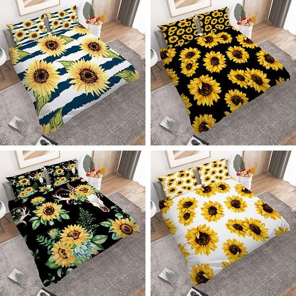 gold yellow sunflowers printed 2/3pcs bedding set cute flower microfiber duvet cover with pillowcase for teens boys girls gift sets
gold yellow sunflowers printed 2/3pcs bedding set cute flower microfiber duvet cover with pillowcase for teens boys girls gift sets