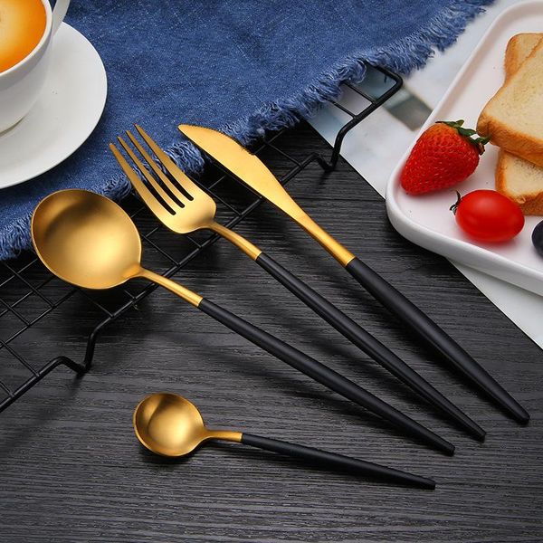 dinnerware sets 24piece set stainless steel tableware home steak cutlery knife spoon fork dessert upscale gold cutleryset
dinnerware sets 24piece set stainless steel tableware home steak cutlery knife spoon fork dessert upscale gold cutleryset