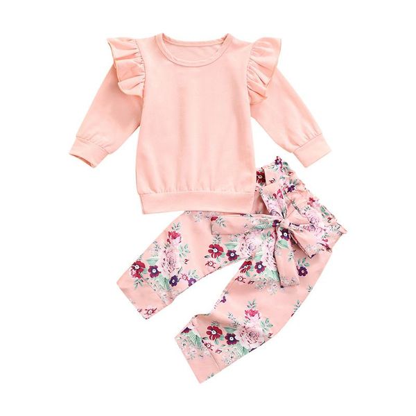 clothing sets 2pcs toddler baby girls cotton casual clothes sets, kids sweet fashion solid color long sleeve sweatshirt and flower pants, White
clothing sets 2pcs toddler baby girls cotton casual clothes sets, kids sweet fashion solid color long sleeve sweatshirt and flower pants, White