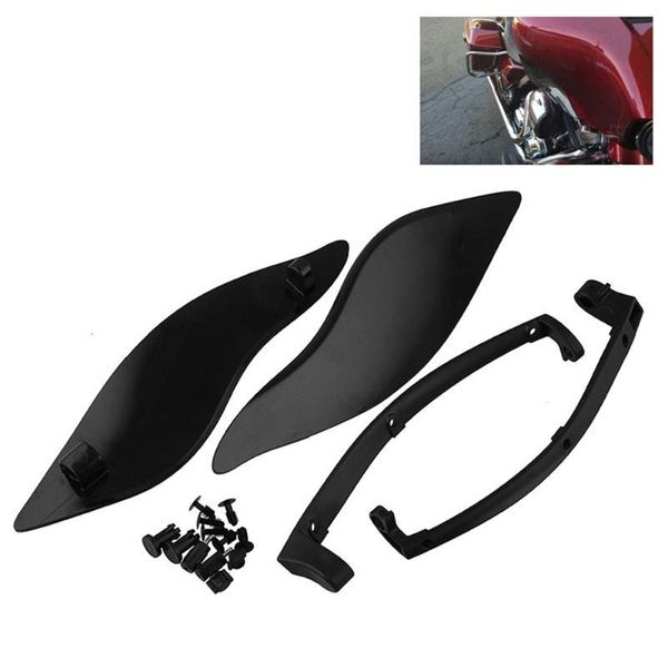 motorcycle windshield air deflector shield wind cover styling side wings abs easy install fairing adjustable for touring electra 2014-2021
motorcycle windshield air deflector shield wind cover styling side wings abs easy install fairing adjustable for touring electra 2014-2021