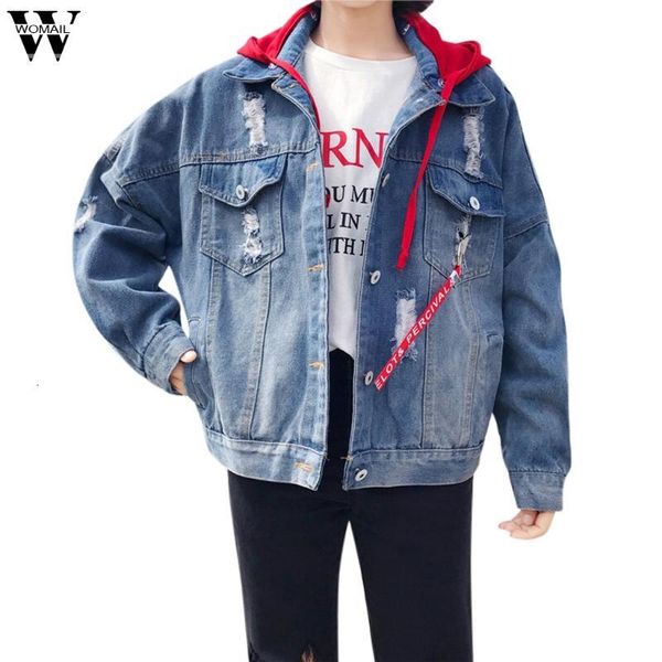 women's jackets womail casual loose causal jeans coat long sleeve retro cowboy denim hodded jl29 chaqueta de mujer uerp, Black;brown
women's jackets womail casual loose causal jeans coat long sleeve retro cowboy denim hodded jl29 chaqueta de mujer uerp, Black;brown