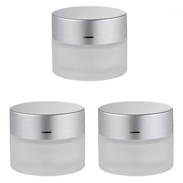 storage bottles & jars 3 pcs frosted glass cream sub-packing cosmetics containers sample skin care lotion refillable
storage bottles & jars 3 pcs frosted glass cream sub-packing cosmetics containers sample skin care lotion refillable