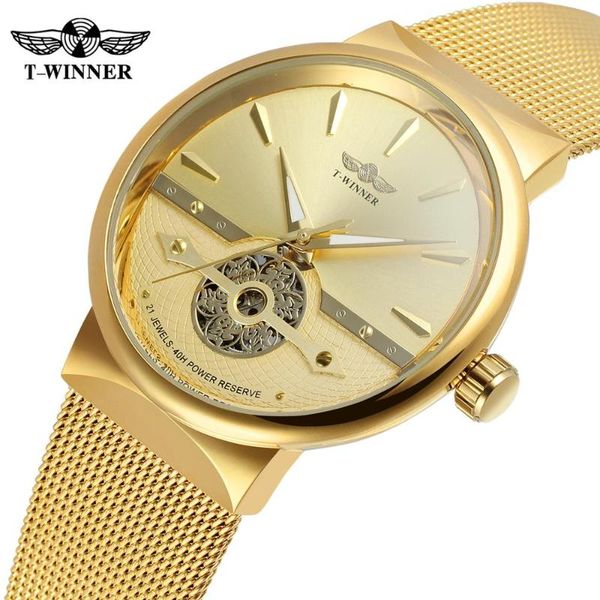 wristwatches winner golden male watches automatic business wrist watch skeleton analog mesh steel band self-wind mechanical reloj hombre saa, Slivery;brown
wristwatches winner golden male watches automatic business wrist watch skeleton analog mesh steel band self-wind mechanical reloj hombre saa, Slivery;brown