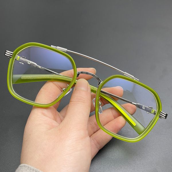 75% off outlet store online 2021 new croquet blue light proof flat lens men's glasses metal frame fashion chen weiting the same model, White;black
75% off outlet store online 2021 new croquet blue light proof flat lens men's glasses metal frame fashion chen weiting the same model, White;black