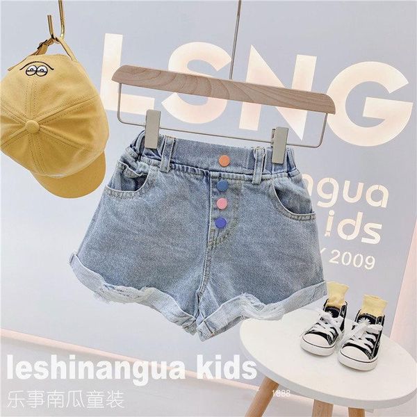 girls denim shorts summer kids color buttons casual ripped jeans 3 4 5 6 7 years children fashion clothes baby outfits, Black
girls denim shorts summer kids color buttons casual ripped jeans 3 4 5 6 7 years children fashion clothes baby outfits, Black