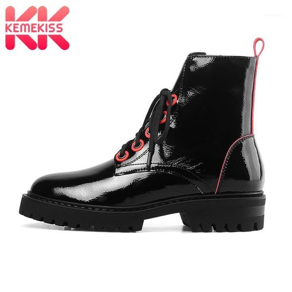 boots kemekiss women lace up ankle 4 colors shoes woman platform winter party footwear size 34-431, Black
boots kemekiss women lace up ankle 4 colors shoes woman platform winter party footwear size 34-431, Black