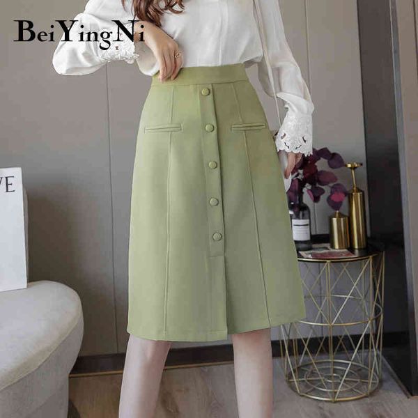 beiyingni korean skirt women vintage elegant office ladies skirts buttons ol work wear casual high waist saia black faldas mujer 210416
beiyingni korean skirt women vintage elegant office ladies skirts buttons ol work wear casual high waist saia black faldas mujer 210416