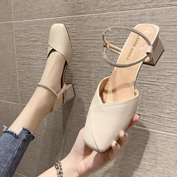 sandals elastic band shoes closed toe 2021 summer med women's heels all-match suit female beige slip-on medium girls black c
sandals elastic band shoes closed toe 2021 summer med women's heels all-match suit female beige slip-on medium girls black c