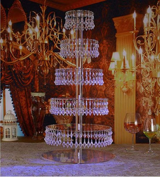 other event & party supplies 7 tiers crystal transparent wedding acrylic cake stand round display cupcake holder with bead strands decor
other event & party supplies 7 tiers crystal transparent wedding acrylic cake stand round display cupcake holder with bead strands decor