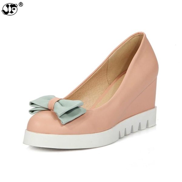 big size 33-43 sweet bowtie pointed toe slip on woman shoes platform wedges high heels party pumps lady 415 dress, Black
big size 33-43 sweet bowtie pointed toe slip on woman shoes platform wedges high heels party pumps lady 415 dress, Black