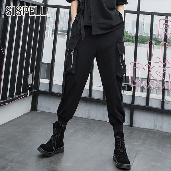women's pants & capris sispell 2021 spring autumn for women high waist loose black hip hop casual fashion clothes tide, Black;white
women's pants & capris sispell 2021 spring autumn for women high waist loose black hip hop casual fashion clothes tide, Black;white