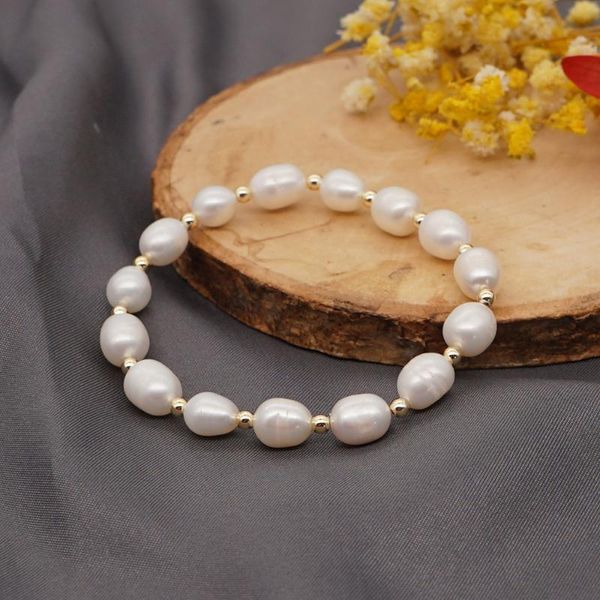 beaded, strands bohemian fashion light luxury baroque natural freshwater pearl colorless gold beads beaded small bracelet women pair jewelle, Black
beaded, strands bohemian fashion light luxury baroque natural freshwater pearl colorless gold beads beaded small bracelet women pair jewelle, Black