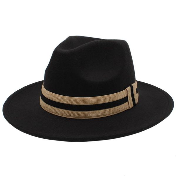 wide brim hats autumn and winter outing woollen jazz hat female british shanghai beach parent child male panama couple, Blue;gray
wide brim hats autumn and winter outing woollen jazz hat female british shanghai beach parent child male panama couple, Blue;gray
