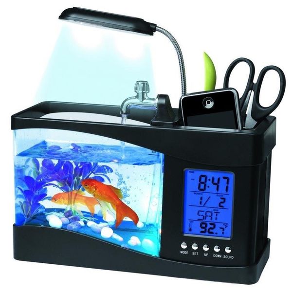 aquariums usb deskmini aquarium fish tank beta with led light lcd display screen and clock decoration pebbles
aquariums usb deskmini aquarium fish tank beta with led light lcd display screen and clock decoration pebbles