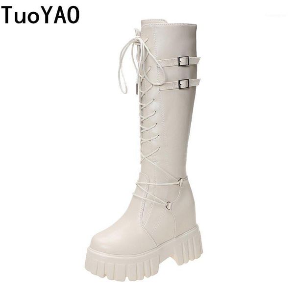 boots women chunky platform knee- high 10cm retro punk height increasing long woman lace up autumn winter booties1, Black
boots women chunky platform knee- high 10cm retro punk height increasing long woman lace up autumn winter booties1, Black